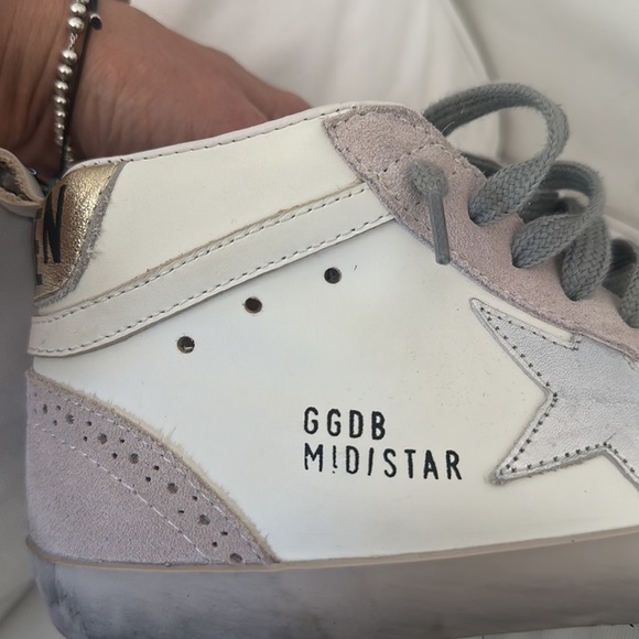 Golden Goose, GGDB, midistar, white, pink & grey - Picture 7 of 7